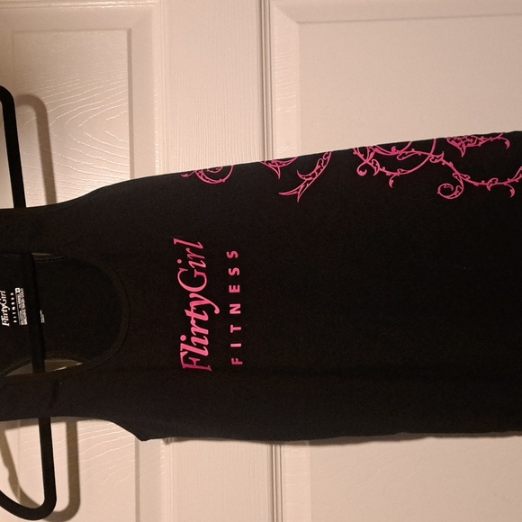 🩰Yoga flirty girl fitness top Size6 for paillettes,gym yoga exercise work outs - Picture 1 of 6